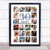 Photo Collage 30th Birthday Custom Gift For Cousin 20-Photo Print Or Canvas