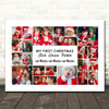 Photo Collage First Christmas Custom Gift For Baby 22-Photo Print Or Canvas