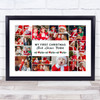 Photo Collage First Christmas Custom Gift For Baby 22-Photo Print Or Canvas
