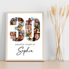 Photo Collage 30th Birthday Gift For Her 18-Photo 30 White Print Or Canvas