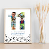 Photo Collage 6-Photo 11th Birthday Football Gift For Boys Print Or Canvas