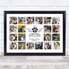 Photo Collage Pets Memorial Gift For Anyone 20-Photo Paw Print Or Canvas