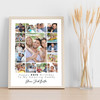 Photo Collage 40th Birthday Personalised Gift For Daddy 15-Photo Print Or Canvas