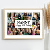 Photo Collage 90th Birthday Personalised Gift For Nanny 22-Photo Print Or Canvas Photo Collage 90th Birthday Personalised Gift For Nanny 22-Photo Print Or Canvas