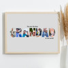 Photo Collage 7-Photo Personalised Gift For Grandad Any Occasion Print Or Canvas