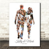 Photo Collage Valentine's Day Personalised Gift 23-Photo Couple Print Or Canvas