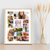 Photo Collage 21st Birthday Personalised Gift For Wife 10-Photo Print Or Canvas