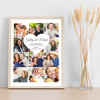 Photo Collage Valentine's Day Personalised Gift 13-Photo Heart Print Or Canvas