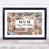 Photo Collage 40th Birthday Personalised Gift For Mum 22-Photo Print Or Canvas
