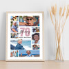 Photo Collage 70th Birthday Personalised Gift For Mum 10-Photo Print Or Canvas