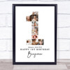 Photo Collage 10-Photo 1st Birthday Personalised Gift For Kids Print Or Canvas
