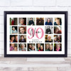 Photo Collage 90th Birthday Personalised Gift For Nan 20-Photo Print Or Canvas