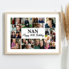 Photo Collage 90th Birthday Personalised Gift For Nan 22-Photo Print Or Canvas
