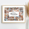 Photo Collage Birthday Personalised Gift For Anyone 22-Photo Print Or Canvas