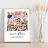 Photo Collage Memorial Personalised Gift For Anyone 9-Photo Print Or Canvas