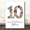Photo Collage 20-Photo 10th Birthday Personalised Gift Print Or Canvas