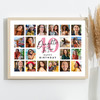 Photo Collage 40th Birthday Gift For Daughter-In-Law 20-Photo Print Or Canvas