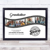 Photo Collage 60th Birthday Gift For Grandfather 4-Photo Film Print Or Canvas