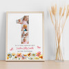 Photo Collage 6-Photo 1st Birthday Gift For Kids Girls Floral Print Or Canvas Photo Collage 6-Photo 1st Birthday Gift For Kids Girls Floral Print Or Canvas