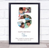Photo Collage 6-Photo 5th Birthday Custom Gift For Boys White Print Or Canvas