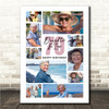 Photo Collage 70th Birthday Gift For Daughter-In-Law 10-Photo Print Or Canvas