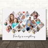 Photo Collage 16-Photo Family Is Everything Any Occasion Gift Print Or Canvas