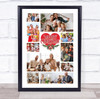 Photo Collage Christmas Custom Gift For Anyone 10-Photo White Print Or Canvas
