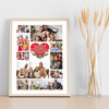 Photo Collage Christmas Custom Gift For Anyone 10-Photo White Print Or Canvas