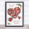 Photo Collage First Christmas Gift For Baby 19-Photo s Floral Print Or Canvas
