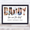 Photo Collage Father's Day Gift 5-Photo Dad You Are The Best Print Or Canvas
