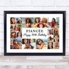 Photo Collage 30th Birthday Custom Gift For Fiancée 22-Photo Print Or Canvas Photo Collage 30th Birthday Custom Gift For Fiancée 22-Photo Print Or Canvas