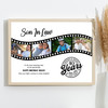 Photo Collage 40th Birthday Gift For Son-In-Law 4-Photo Film Print Or Canvas