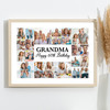 Photo Collage 60th Birthday Custom Gift For Grandma 22-Photo Print Or Canvas