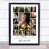 Photo Collage 90th Birthday Custom Gift For Grandma 15-Photo Print Or Canvas