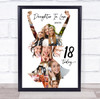 Photo Collage 18th Birthday Gift For Daughter-In-Law 9-Photo Print Or Canvas