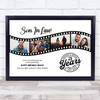 Photo Collage 21st Birthday Gift For Son-In-Law 4-Photo Film Print Or Canvas