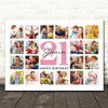 Photo Collage 21st Birthday Custom Gift For Stepmum 20-Photo Print Or Canvas