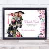 Photo Collage Graduation Gift For Student 7-Photo Graduate Pink Print Canvas