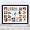 Photo Collage Kids Memorial Gift For Anyone 20-Photo Blue Wings Print Or Canvas Photo Collage Kids Memorial Gift For Anyone 20-Photo Blue Wings Print Or Canvas