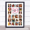 Photo Collage 30th Birthday Custom Gift For Girlfriend 20-Photo Print Or Canvas
