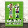 Photo Collage 6-Photo 11th Birthday Gift For Kids Boys Football Print Or Canvas