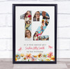 Photo Collage 11-Photo 12th Birthday Gift For Kids Girls Floral Print Or Canvas