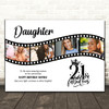 Photo Collage 21st Birthday Gift For Daughter 4-Photo Film Reel Print Or Canvas Photo Collage 21st Birthday Gift For Daughter 4-Photo Film Reel Print Or Canvas