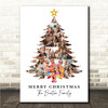 Photo Collage Christmas Gift For Anyone 11-Photo Christmas Tree Print Or Canvas