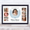 Photo Collage Kids Memorial Gift For Anyone 7-Photo Blue Wings Print Or Canvas Photo Collage Kids Memorial Gift For Anyone 7-Photo Blue Wings Print Or Canvas
