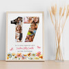 Photo Collage 7-Photo 17th Birthday Gift For Teen Girls Floral Print Or Canvas