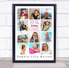 Photo Collage 11-Photo 11th Birthday Custom Gift For Kids Girl Print Or Canvas