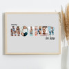 Photo Collage Grey 6-Photo Gift For Mother-In-Law Any Occasion Print Or Canvas