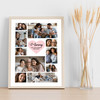 Photo Collage Gift For Mummy Mother's Day 10-Photo Pink Heart Print Or Canvas
