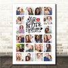Photo Collage Print Canvas Valentine's Day Gift 20-Photo Life Is Better With You
